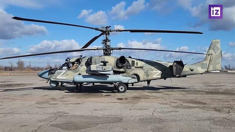 Ka-52 helicopters of Russia’s Battlegroup Center destroy seven Ukrainian strongholds