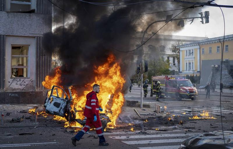 Ukrainian lawmaker reports explosions in Kiev