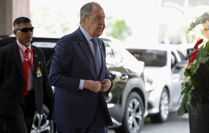 Lavrov arrives at venue of G20 summit