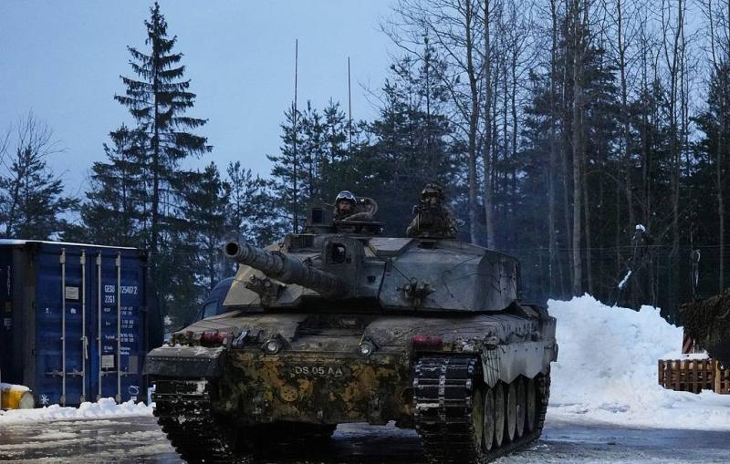 Challenger tanks arriving for Ukrainian troops in Zaporozhye area