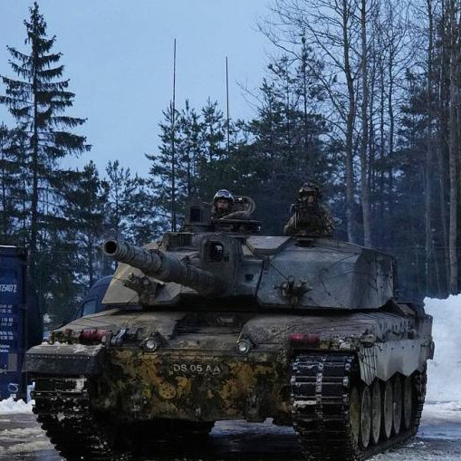 Challenger tanks arriving for Ukrainian troops in Zaporozhye area