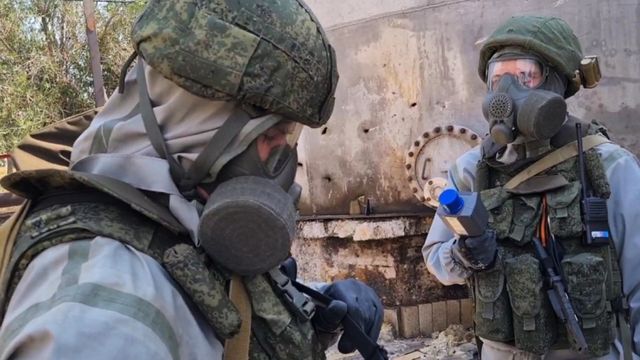 Ukrainian military use chemical weapons