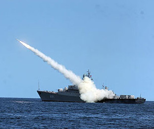 Black Sea fleet frigate strikes Ukrainian military targets with four Kalibr missiles