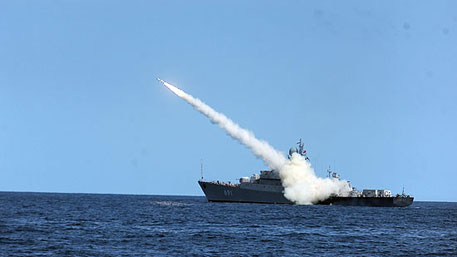 Black Sea fleet frigate strikes Ukrainian military targets with four Kalibr missiles